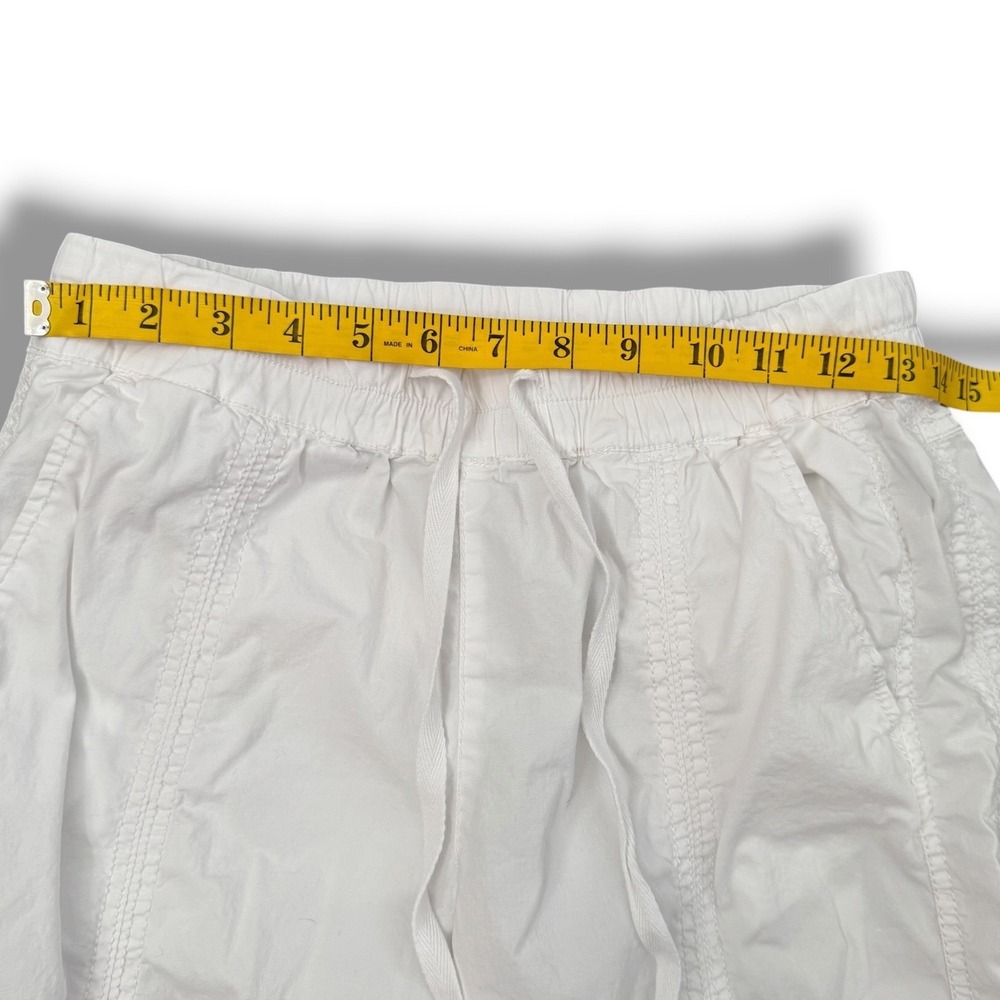 Marrakech Jogger Pants Womens Small White Cotton Blend Drawstring Casual Summer - Picture 6 of 7